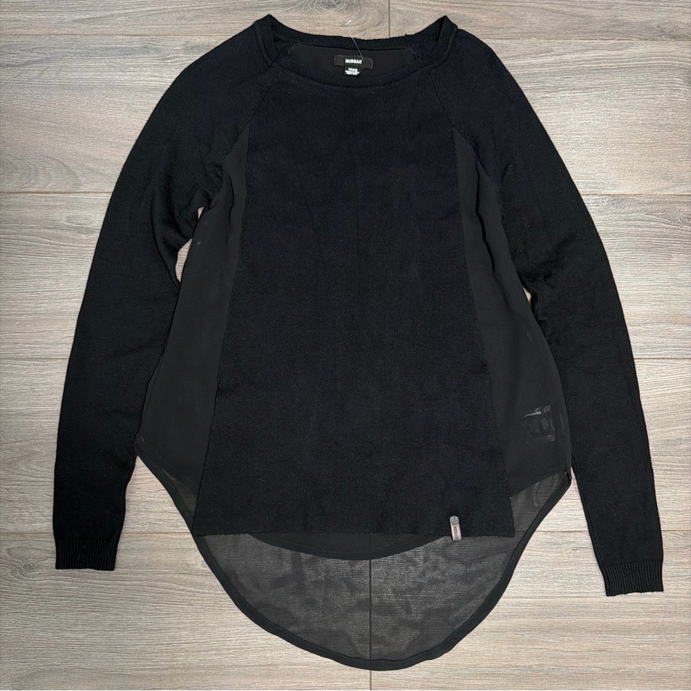 RUDSAK Black Long Sleeve black sweater /blouse